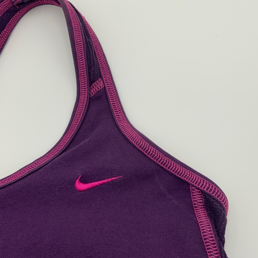 TWO Nike Dri-FIT Racerback Tanks - Royal Blue & Plum - Picture 2 of 9
